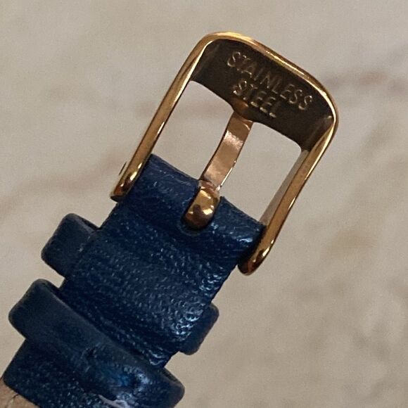 Anne Klein Rose Gold Women's Leather Strap Watch - Picture 12 of 15